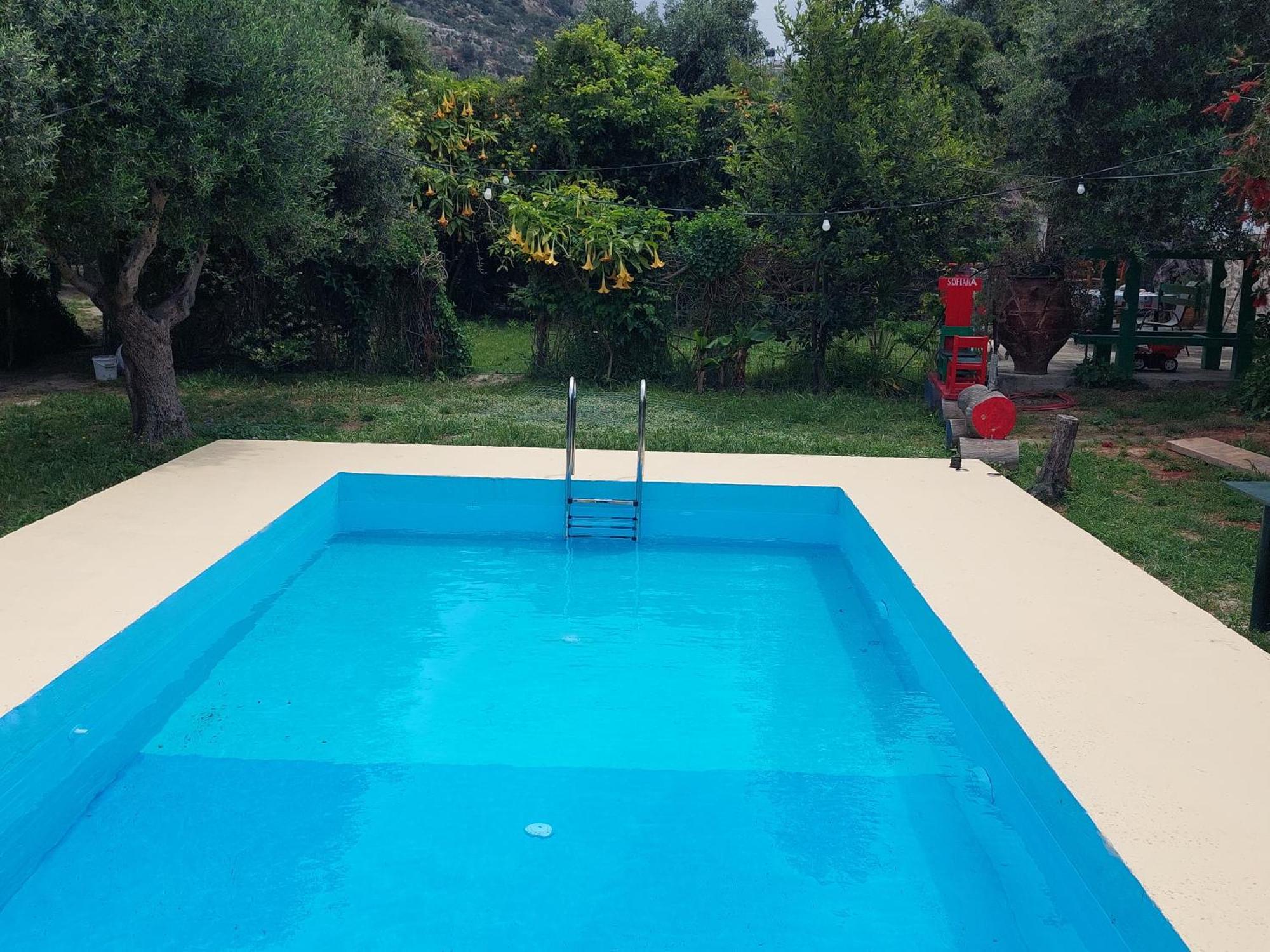 Sofiana'S Garden Retreat With Private Pool Lejlighed Dhrapaniás Værelse billede