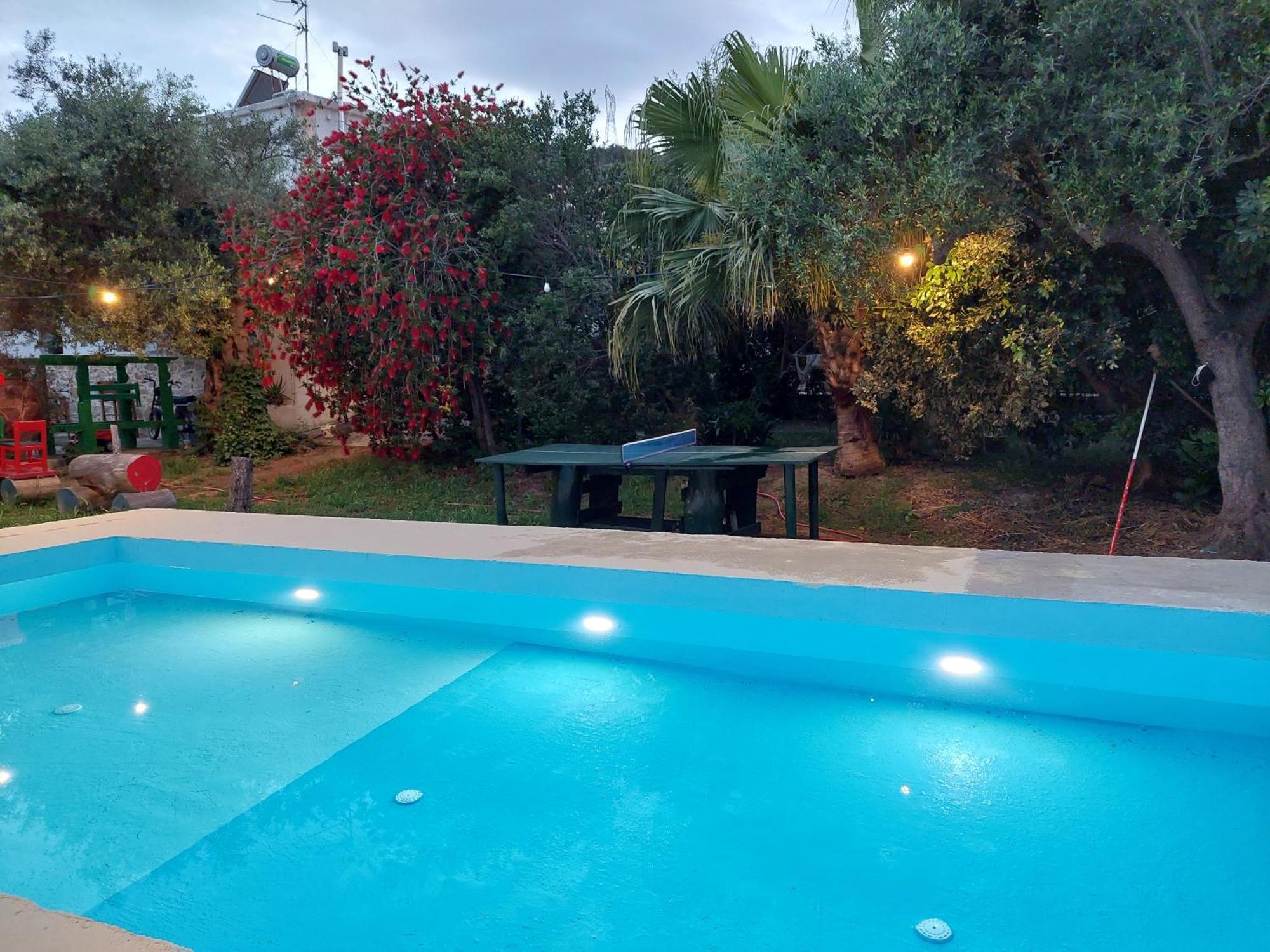 Sofiana'S Garden Retreat With Private Pool Lejlighed Dhrapaniás Værelse billede