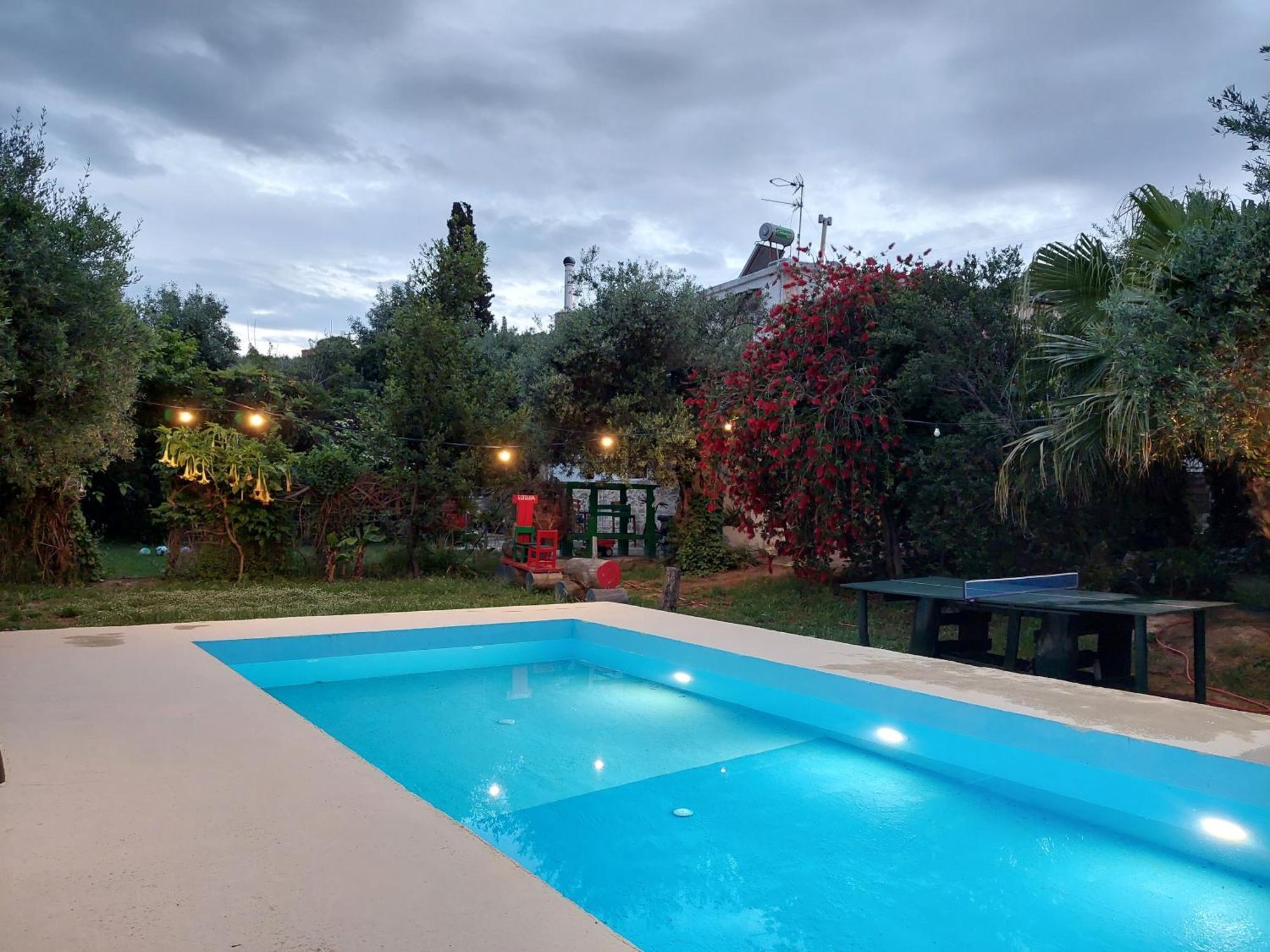 Sofiana'S Garden Retreat With Private Pool Lejlighed Dhrapaniás Værelse billede