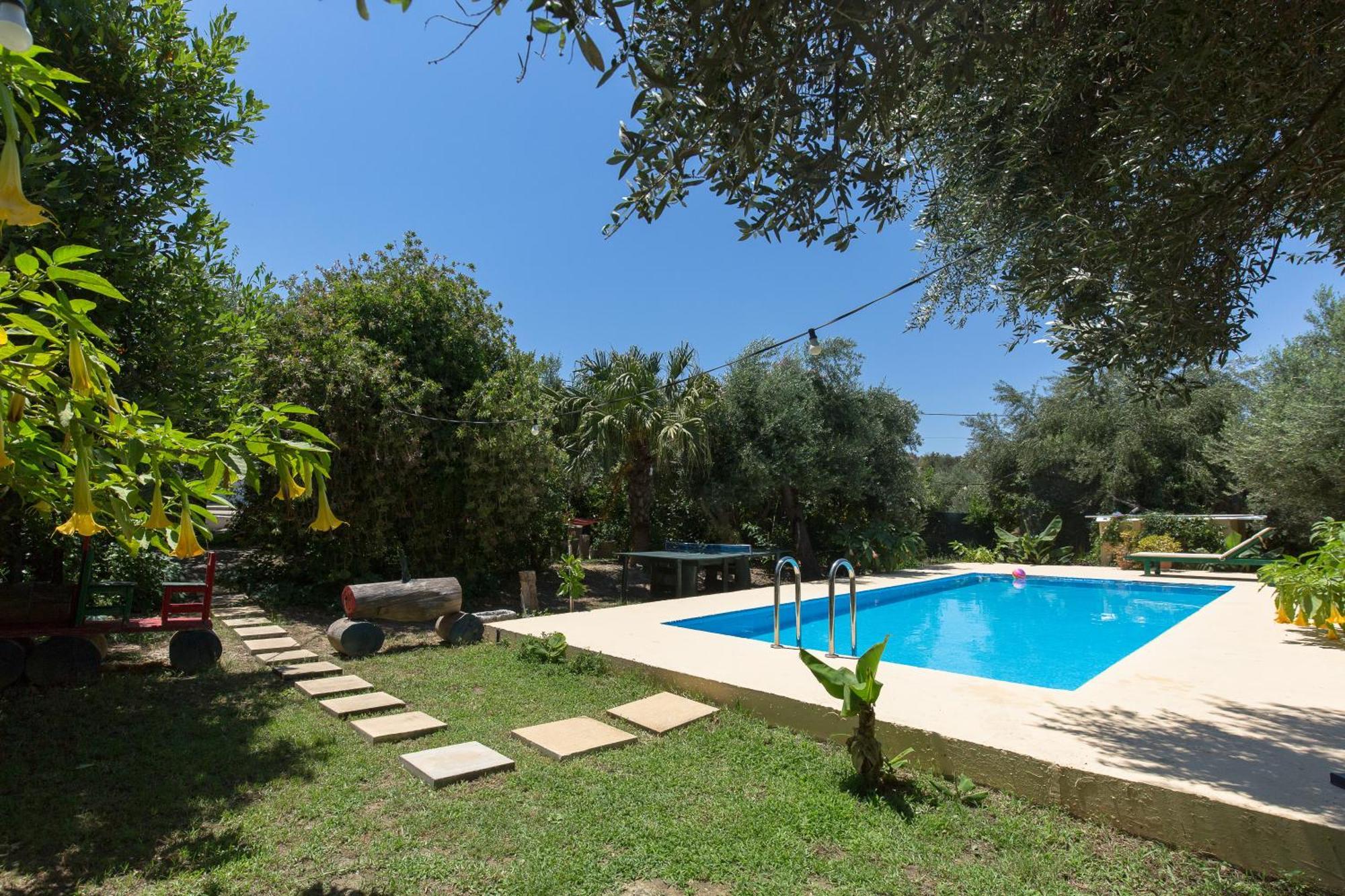 Sofiana'S Garden Retreat With Private Pool Lejlighed Dhrapaniás Eksteriør billede