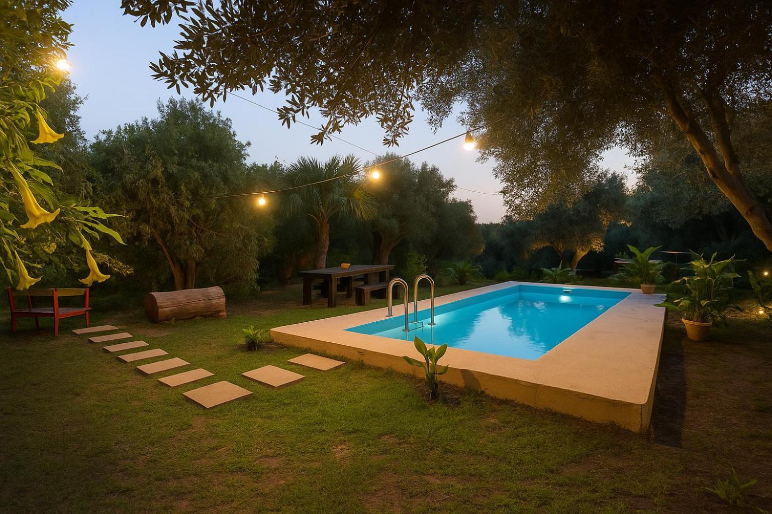Sofiana'S Garden Retreat With Private Pool Lejlighed Dhrapaniás Eksteriør billede